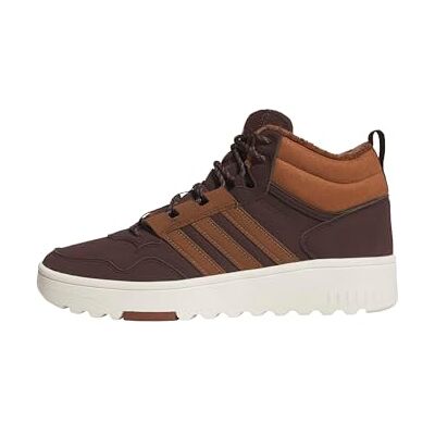 Adidas Unisex Hoops 4.0 Mid Shoes, Shadow Brown/Supplier Colour/Off White, 36 2/3 EU Adidas Unisex Hoops 4.0 Mid Shoes, Shadow Brown/Supplier Colour/Off White, 36 2/3 EU
