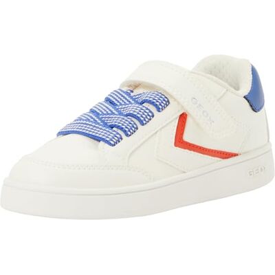 Geox JUNIOR J ECLYPER Boy Sneakers White/LT RED 33_EU Geox JUNIOR J ECLYPER Boy Sneakers White/LT RED 33_EU
