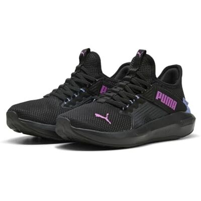 Puma Damen Softride Enzo 5 Slip Tech WNS Straßen-Laufschuh, Black Electric Orchid, 37.5 EU Puma Damen Softride Enzo 5 Slip Tech WNS Straßen-Laufschuh, Black Electric Orchid, 37.5 EU