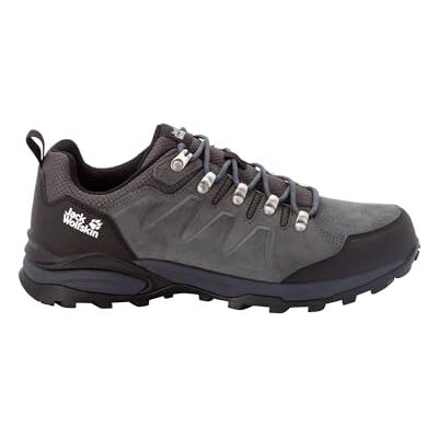 Jack Wolfskin Herren Refugio Texapore Low M Walking-Schuhe, Grey / Black, 43 EU Jack Wolfskin Herren Refugio Texapore Low M Walking-Schuhe, Grey / Black, 43 EU