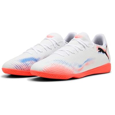 Puma Future 8 Play It Fußballschuh für Damen und Herren, Weiß, Schwarz, leuchtendes Rot, 46 EU Puma Future 8 Play It Fußballschuh für Damen und Herren, Weiß, Schwarz, leuchtendes Rot, 46 EU