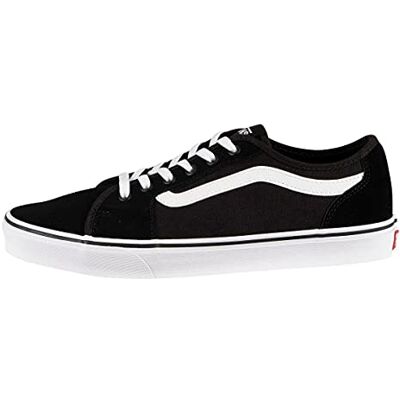 Vans Herren Filmore Decon Sneaker, Suede Canvas Black White, 40.5 EU Vans Herren Filmore Decon Sneaker, Suede Canvas Black White, 40.5 EU