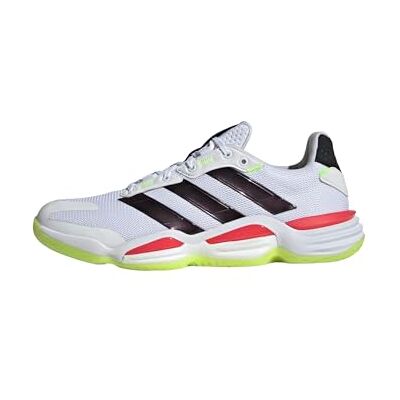 Adidas Herren Stabil 16 Indoor Shoes, Cloud White/Aurora Met. / Aurora Plum, 42 2/3 EU Adidas Herren Stabil 16 Indoor Shoes, Cloud White/Aurora Met. / Aurora Plum, 42 2/3 EU