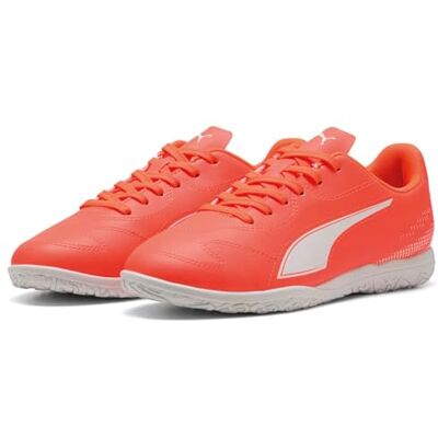 Puma Vitoria Ii It Jr Fußballschuh für Kinder, Unisex, Glowing Red White, 33 EU Puma Vitoria Ii It Jr Fußballschuh für Kinder, Unisex, Glowing Red White, 33 EU