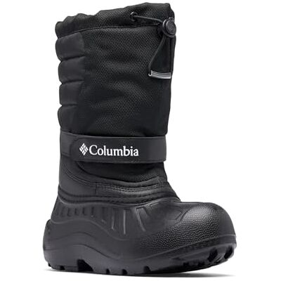 Columbia Unisex-Child Powderbug Snowlite Hiking Boot, Schwarz/Weiß, 2 Big Kid Columbia Unisex-Child Powderbug Snowlite Hiking Boot, Schwarz/Weiß, 2 Big Kid