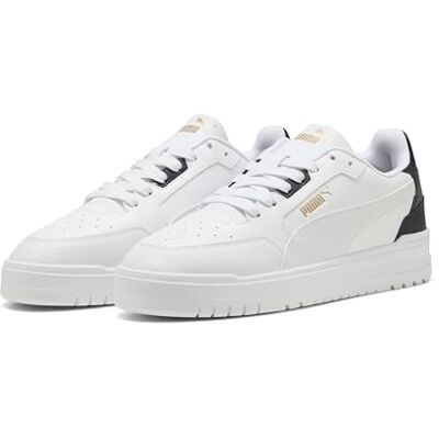 Puma Shuffle Downtown Sneaker für Damen und Herren, Weiß//Weiß/Marineblau, 39 EU Puma Shuffle Downtown Sneaker für Damen und Herren, Weiß//Weiß/Marineblau, 39 EU