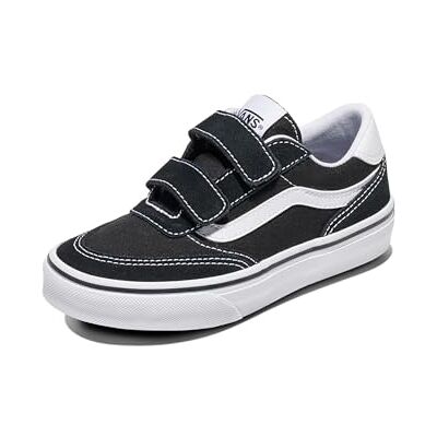 Vans Unisex Kinder Brooklyn Sneaker, Ba2 Suede Canvas Black White, 36.5 EU Vans Unisex Kinder Brooklyn Sneaker, Ba2 Suede Canvas Black White, 36.5 EU