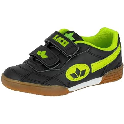 Lico Unisex Kinder Bernie V Hallenschuhe, Schwarz Lemon, 25 EU Lico Unisex Kinder Bernie V Hallenschuhe, Schwarz Lemon, 25 EU