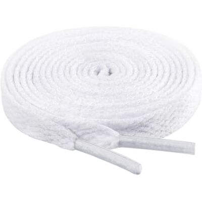 riemot Premium Schnürsenkel flach, Ersatz Schuhbänder für Sneaker, Sportschuhe, Laufschuhe, Turnschuhe, Shoelaces für Herren, Damen, Kinder,Weiß 120CM riemot Premium Schnürsenkel flach, Ersatz Schuhbänder für Sneaker, Sportschuhe, Laufschuhe, Turnschuhe, Shoelaces für Herren, Damen, Kinder,Weiß 120CM