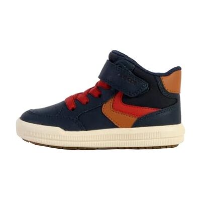Geox JUNIOR J Arzach Boy MID Easy Entry Navy/Cognac 30_EU Geox JUNIOR J Arzach Boy MID Easy Entry Navy/Cognac 30_EU