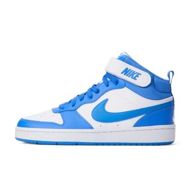 NIKE Court Borough Mid 2 Schuh Für Ältere Kinder, White/Blue Crystal-Blue Crystal-White, CD7782-134, 37.5 EU (5Y US) NIKE Court Borough Mid 2 Schuh Für Ältere Kinder, White/Blue Crystal-Blue Crystal-White, CD7782-134, 37.5 EU (5Y US)