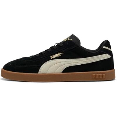 Puma Club II ERA Unisex-Sneaker aus Veloursleder, Black-Alpine Snow-Gum, 9 UK Puma Club II ERA Unisex-Sneaker aus Veloursleder, Black-Alpine Snow-Gum, 9 UK