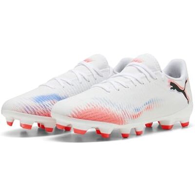 Puma Damen Future 8 Play FG/AG Fußballschuhe 37, White Black Glowing Red Puma Damen Future 8 Play FG/AG Fußballschuhe 37, White Black Glowing Red