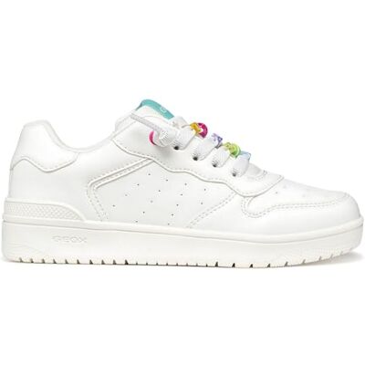 Geox JUNIOR Girl J WASHIBA Girl D Sneakers White/Multicolor 38_EU Geox JUNIOR Girl J WASHIBA Girl D Sneakers White/Multicolor 38_EU
