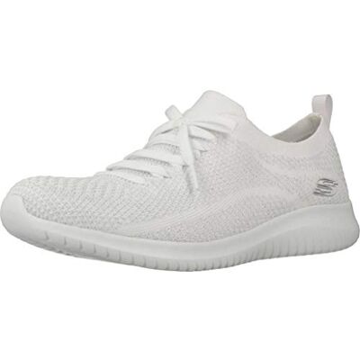 Skechers Ultra Flex Salutations Weiß/Silber - Sneaker Skechers Ultra Flex Salutations Weiß/Silber - Sneaker