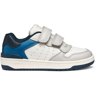 Geox JUNIOR J WASHIBA Boy Sneakers White/LT Grey 28_EU Geox JUNIOR J WASHIBA Boy Sneakers White/LT Grey 28_EU