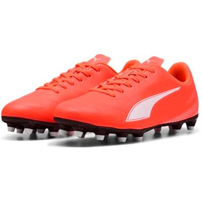 Puma Vitoria II Fg/AgFußballschuh für Herren, Glowing Red White, 42.5 EU Puma Vitoria II Fg/AgFußballschuh für Herren, Glowing Red White, 42.5 EU