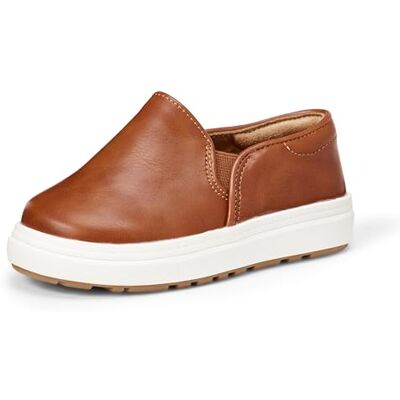 Amazon Essentials Unisex Kinder Slip-on-Sneaker, Bräunen Kunstleder, 36 EU Amazon Essentials Unisex Kinder Slip-on-Sneaker, Bräunen Kunstleder, 36 EU