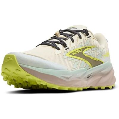 Brooks Damen Cascadia 19 Sneaker, Coconut Misty Blue Ebony, 40 EU Brooks Damen Cascadia 19 Sneaker, Coconut Misty Blue Ebony, 40 EU