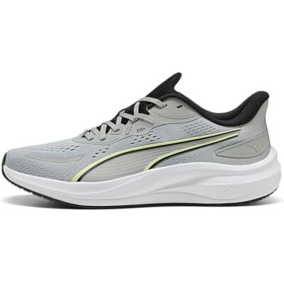 Puma Skyrocket Lite Adult Unisex Straßen-Laufschuh, 2 Gray Echo- White-Apple Spritz, 46 Puma Skyrocket Lite Adult Unisex Straßen-Laufschuh, 2 Gray Echo- White-Apple Spritz, 46