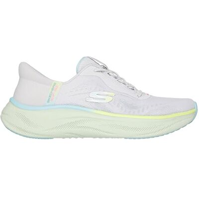 Skechers Damen Skech Perfekt plüschige Turnschuhe Hellgrau-Multi UK 6 Skechers Damen Skech Perfekt plüschige Turnschuhe Hellgrau-Multi UK 6
