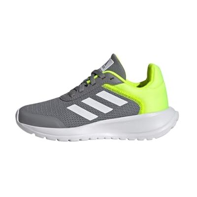 Adidas Unisex Kinder Tensaur Run Shoes, Grey Three/Cloud White/Lemon, 31 EU Adidas Unisex Kinder Tensaur Run Shoes, Grey Three/Cloud White/Lemon, 31 EU