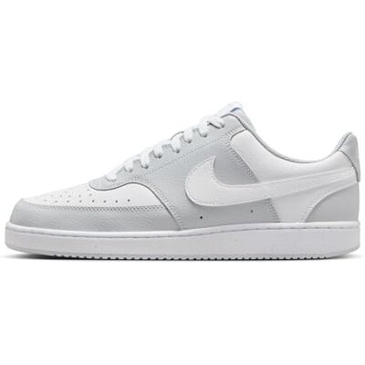 NIKE HM9862-002 Court Vision Low Herren Pure Platinum/White EU 45 NIKE HM9862-002 Court Vision Low Herren Pure Platinum/White EU 45