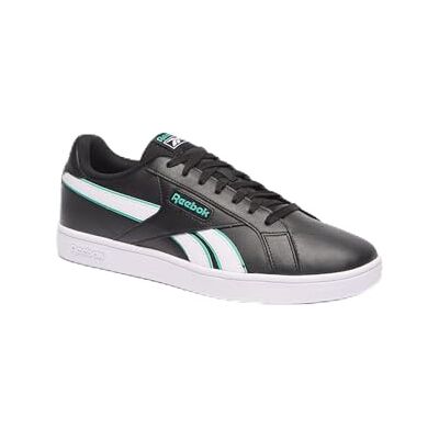 Reebok Unisex Court Retro Sneaker,Black White Unleashedgreen,42 EU Reebok Unisex Court Retro Sneaker,Black White Unleashedgreen,42 EU