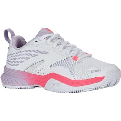 K-Swiss Damen Speedex Tennis Shoe, White Orchid Petal Neon Blaze, 39 EU K-Swiss Damen Speedex Tennis Shoe, White Orchid Petal Neon Blaze, 39 EU