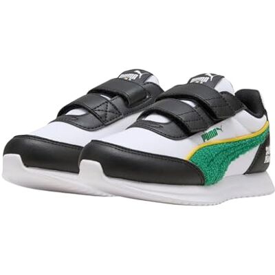 Puma R78 LIGHTWIND SUPER V PS Sneaker, White-Archive Green Black, 29.5 EU Puma R78 LIGHTWIND SUPER V PS Sneaker, White-Archive Green Black, 29.5 EU