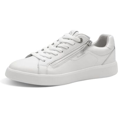 Tamaris Damen Low-Top Sneaker, Frauen Sneaker,Wechselfußbett,Comfort Lining,Silber,schwarz,blau,fashletics,rot,Weiss,braun,White,39 EU Tamaris Damen Low-Top Sneaker, Frauen Sneaker,Wechselfußbett,Comfort Lining,Silber,schwarz,blau,fashletics,rot,Weiss,braun,White,39 EU