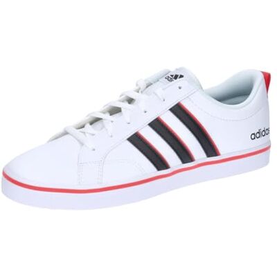 Adidas Unisex VS Pace 2.0 Shoes, Cloud White/core Black/Bright red, 36 EU Adidas Unisex VS Pace 2.0 Shoes, Cloud White/core Black/Bright red, 36 EU