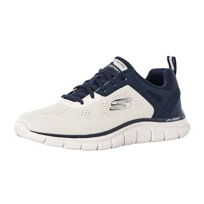 Skechers Herren Track Broader Sneaker, beige, 42 EU Skechers Herren Track Broader Sneaker, beige, 42 EU