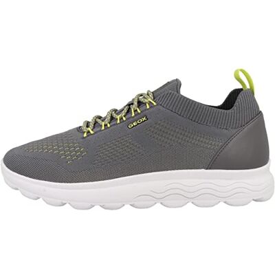 Geox Jungen U Spherica Sneakers, Dk Grey, 39 EU Geox Jungen U Spherica Sneakers, Dk Grey, 39 EU