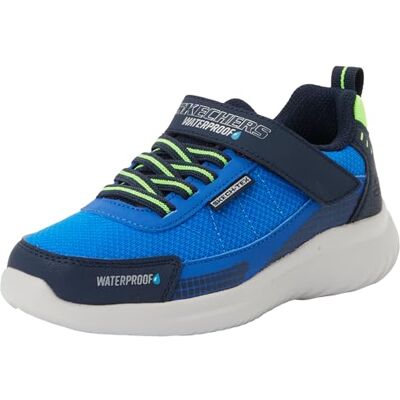 Skechers Bounder 2.0 Sneaker für Jungen, Marineblauer Synthetik-Textilbesatz, Limettengrün, 12 UK Child Skechers Bounder 2.0 Sneaker für Jungen, Marineblauer Synthetik-Textilbesatz, Limettengrün, 12 UK Child