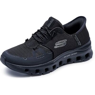 Skechers Damen Glide-Step Pro Slip-InTurnschuhe, Black Mesh/Black Trim, 39 EU Skechers Damen Glide-Step Pro Slip-InTurnschuhe, Black Mesh/Black Trim, 39 EU