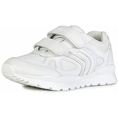 Geox Jungen J Pavel C Sneakers, Weiß, 33 EU Geox Jungen J Pavel C Sneakers, Weiß, 33 EU