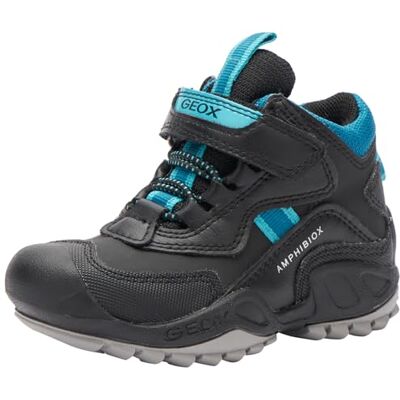 Geox Junior Boy J New Savage Boy B A Shoes Black/Petrol 24_EU Geox Junior Boy J New Savage Boy B A Shoes Black/Petrol 24_EU