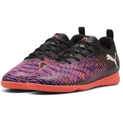 Puma Future 8 Play IT JR, Unisex Fussballschuh, Black- White-Glowing RED, Puma Future 8 Play IT JR, Unisex Fussballschuh, Black- White-Glowing RED,