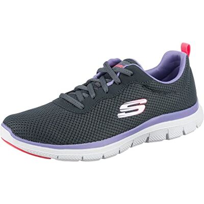Skechers Flex Appeal 4.0 Brilliant View Sneaker - Übergrößen Grau Skechers Flex Appeal 4.0 Brilliant View Sneaker - Übergrößen Grau