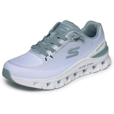 Skechers Herren Glide-Step Pro Waverra Sneaker, Weiß/Hellblau, 40.5 EU Skechers Herren Glide-Step Pro Waverra Sneaker, Weiß/Hellblau, 40.5 EU