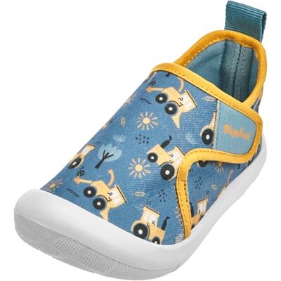 Playshoes Freizeitschuh Baustelle Unisex Kinder Sneaker, Marine Baustelle, 21 EU Playshoes Freizeitschuh Baustelle Unisex Kinder Sneaker, Marine Baustelle, 21 EU