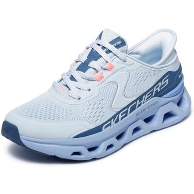 Skechers Damen Glide-Step Altus Turnschuhe, Light Blue Synthetic/Mesh/Blue Trim, 39 EU Skechers Damen Glide-Step Altus Turnschuhe, Light Blue Synthetic/Mesh/Blue Trim, 39 EU