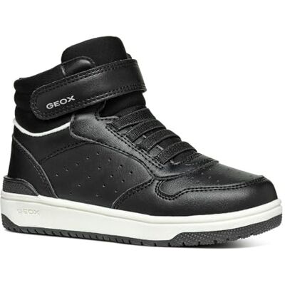 Geox JUNIOR J WASHIBA Boy MID Easy Entry Black/White 31_EU Geox JUNIOR J WASHIBA Boy MID Easy Entry Black/White 31_EU