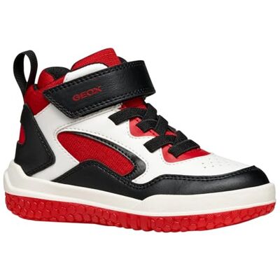 Geox Junior J Buzzerlight Boy Sneakers White, Red 24 EU Geox Junior J Buzzerlight Boy Sneakers White, Red 24 EU