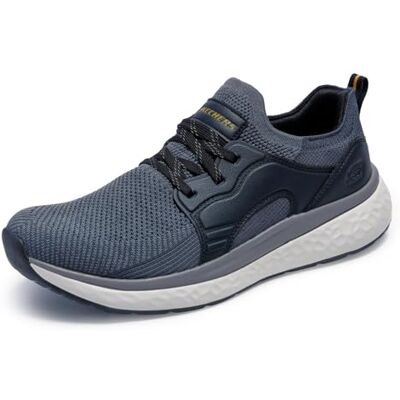 Skechers Herren Lancer Dalton Sneaker, Black/Grey, 43 EU Skechers Herren Lancer Dalton Sneaker, Black/Grey, 43 EU