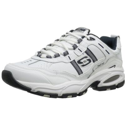 Skechers Sport Herren Vigor 2.0 Serpentine Memory Foam Sneaker, Weiß/Marineblau, Größe 43, Weiß Marineblau, 42.5 EU Skechers Sport Herren Vigor 2.0 Serpentine Memory Foam Sneaker, Weiß/Marineblau, Größe 43, Weiß Marineblau, 42.5 EU