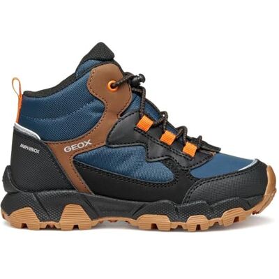 Geox JUNIOR J MAGNETAR Boy B ABX Sneakers Navy/Brown 29_EU Geox JUNIOR J MAGNETAR Boy B ABX Sneakers Navy/Brown 29_EU