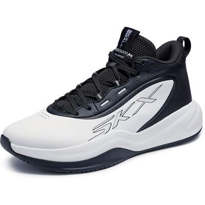 Skechers Herren Basketball Pure Klutch Sneaker, Weiß/Schwarz, 45.5 EU Skechers Herren Basketball Pure Klutch Sneaker, Weiß/Schwarz, 45.5 EU
