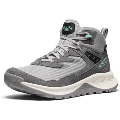 KEEN Hightrail Damen-Wanderstiefel, mittelhoch, langlebig, leicht, atmungsaktiv, Leder, wasserdicht, Legierung/Flechten, 40.5 EU KEEN Hightrail Damen-Wanderstiefel, mittelhoch, langlebig, leicht, atmungsaktiv, Leder, wasserdicht, Legierung/Flechten, 40.5 EU